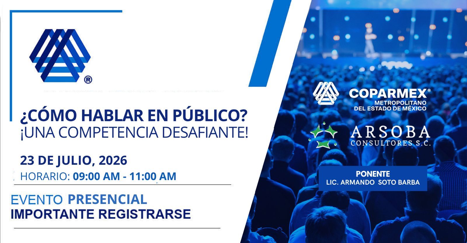 ¿Cómo hablar en público? ¡Una competencia desafiante!